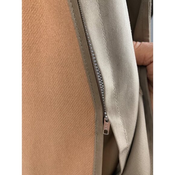 Vintage Botany 500 Trench Coat Men 46R Zip Out Lining Leather Hardware EUC 7000 - Picture 15 of 16